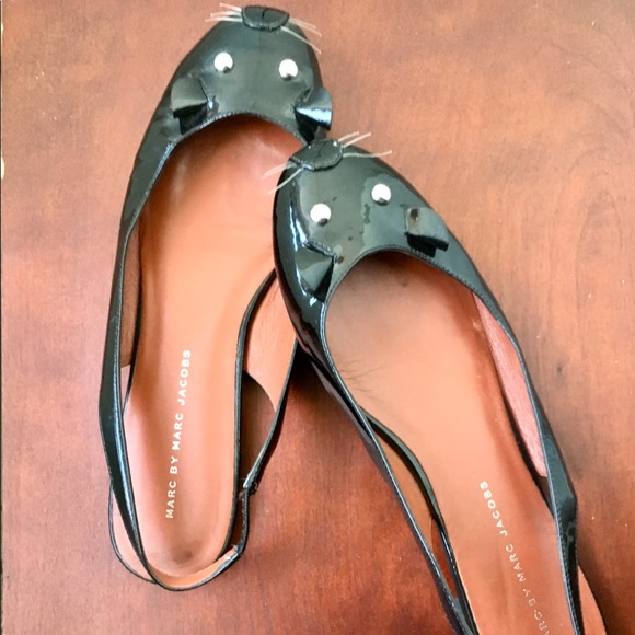 Marc by Marc Jacobs slingback mouse flats - Picture 2 of 5